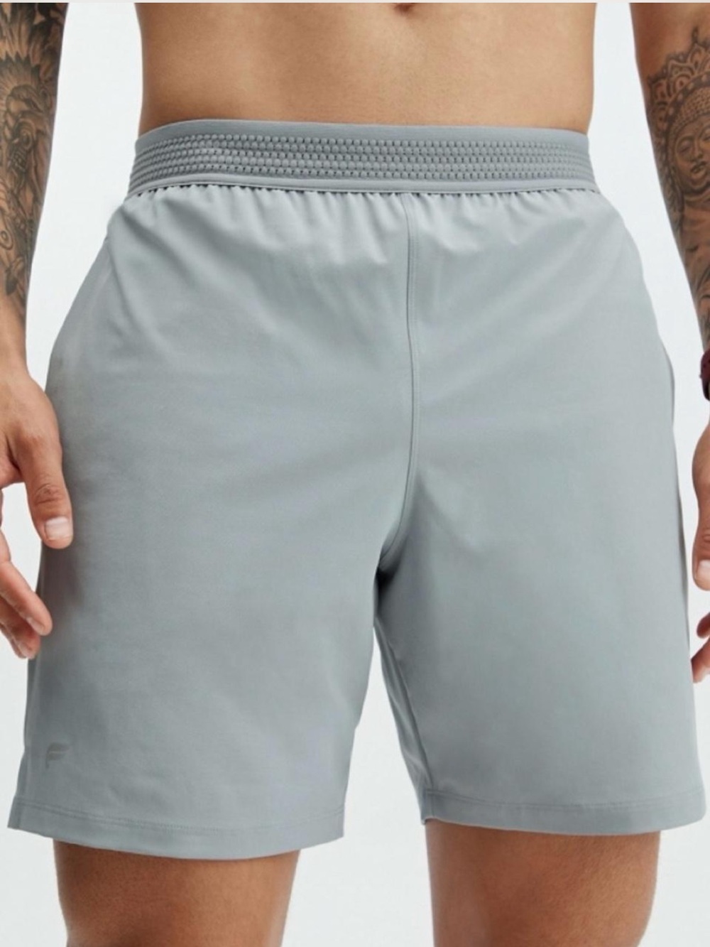 Fabletics Men’s The Fundamental Short- Grey - Size S